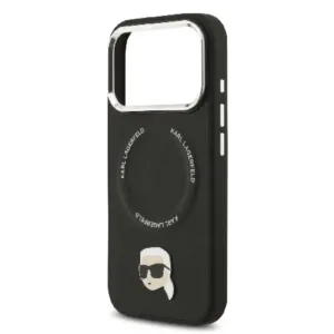 Оригинален кейс Karl Lagerfeld за iPhone 17 Pro - Черен - imagine 6