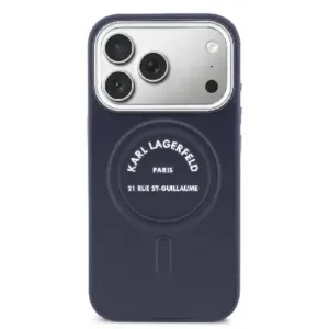 Оригинален кейс Karl Lagerfeld за iPhone 17 Pro Max - Син - imagine 3