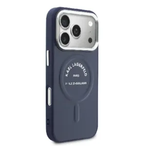 Оригинален кейс Karl Lagerfeld за iPhone 17 Pro Max - Син - imagine 4