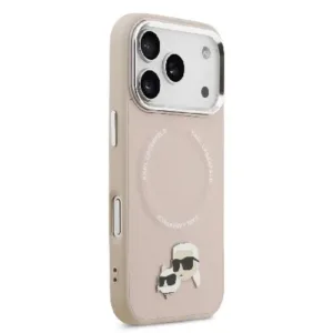 Оригинален кейс Karl Lagerfeld за iPhone 17 Pro - Розов - Изображение 4