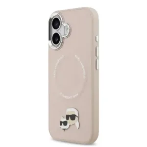 Оригинален кейс Karl Lagerfeld за iPhone 17 - Розов - imagine 2