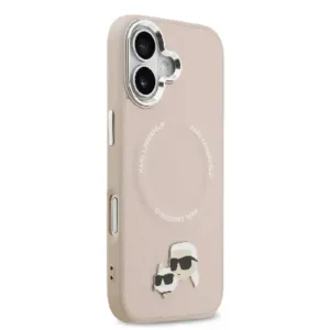 Оригинален кейс Karl Lagerfeld за iPhone 17 - Розов - imagine 4