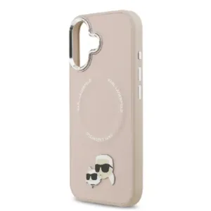 Оригинален кейс Karl Lagerfeld за iPhone 17 - Розов - imagine 6