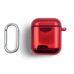 Силиконов калъф за Airpods 1/2 - Лъскаво Червен