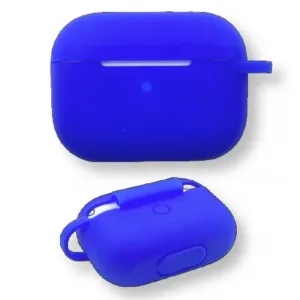Силиконов калъф за AirPods Pro 2 - Тъмно син - Изображение 3