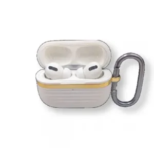 Силиконов калъф за AirPods Pro - Бял