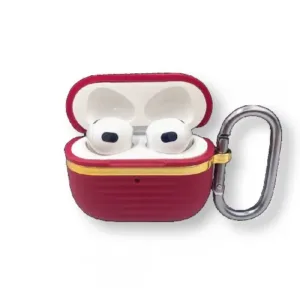 Силиконов калъф за AirPods Pro - Винен