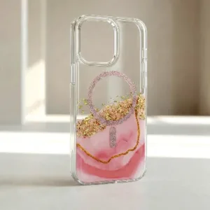Стилен калъф с 3D ефект за iPhone 17 Pro Max - розов - imagine 4
