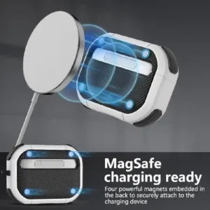 Удароустойчив калъф за Airpods 3 - Бял - Изображение 5