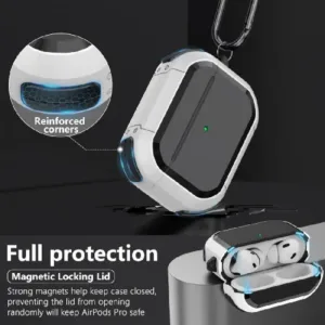 Удароустойчив калъф за Airpods 3 - Тъмно Зелен - Изображение 3