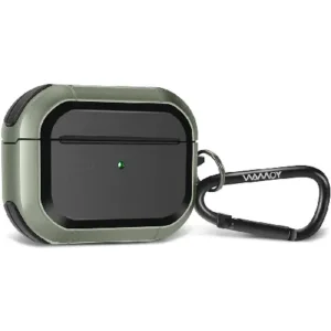 Удароустойчив калъф за Airpods 4 - Тъмно Зелен