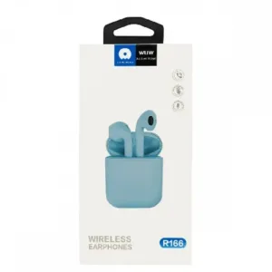 WUW Безжични Bluetooth слушалки с кристален звук - Черен R166 - Изображение 2