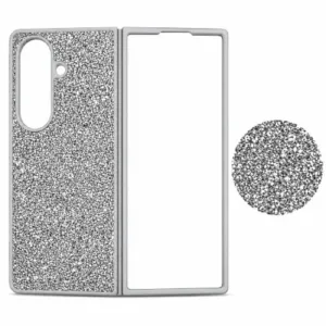 Carcasă de telefon cu pietre pentru Samsung Galaxy Z Fold 8 - Gri