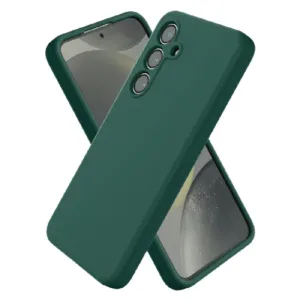 Carcasă silicon mată Samsung Galaxy A57 - Verde închis
