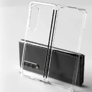 Carcasă rigidă din două piese pentru Samsung Galaxy Z Fold 8 – Transparentă